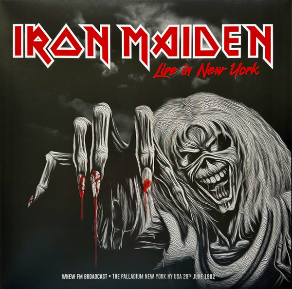 Iron Maiden - LIVE IN NEW YORK LP IRON MAIDEN - YELLOW VINYL