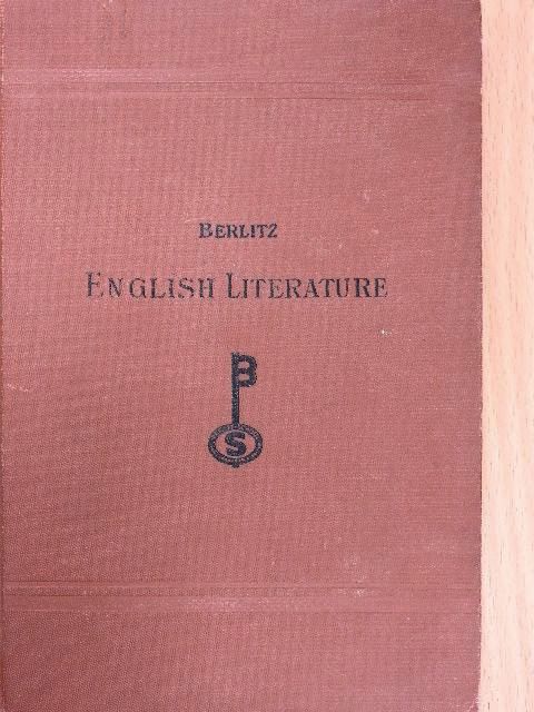 Maxime Harrison-Berlitz - Outlines of English Literature [antikvár]