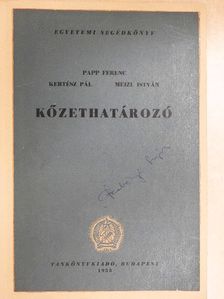 Bidló Gábor - Kőzethatározó [antikvár]