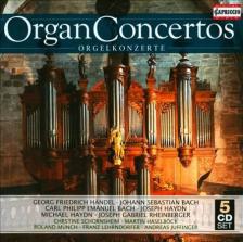 HANDEL, BACH, C.P.E. BACH, HAYDN, M. HAYDN - ORGAN CONCERTOS 5CD SCHORNSHEIM, HASELBÖCK, MÜNCH