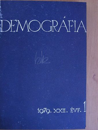 Barta Barnabás - Demográfia 1979/1-4. [antikvár]