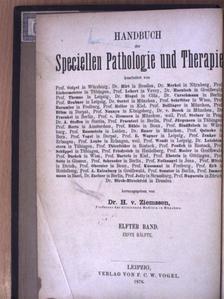 E. Hitzig - Handbuch der Speciellen Pathologie und Therapie XI/1. (töredék) [antikvár]