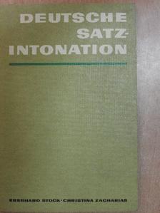 Christina Zacharias - Deutsche Satzintonation [antikvár]