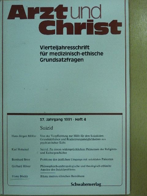 Bernhard Bron - Arzt und Christ 1991/4 [antikvár]