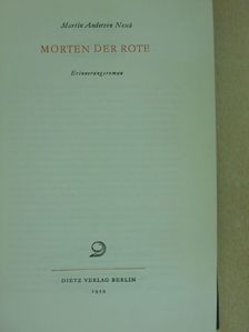 Martin Andersen Nexö - Morten der Rote [antikvár]