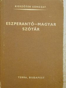 Pechan Alfonz - Eszperantó-magyar szótár  [antikvár]