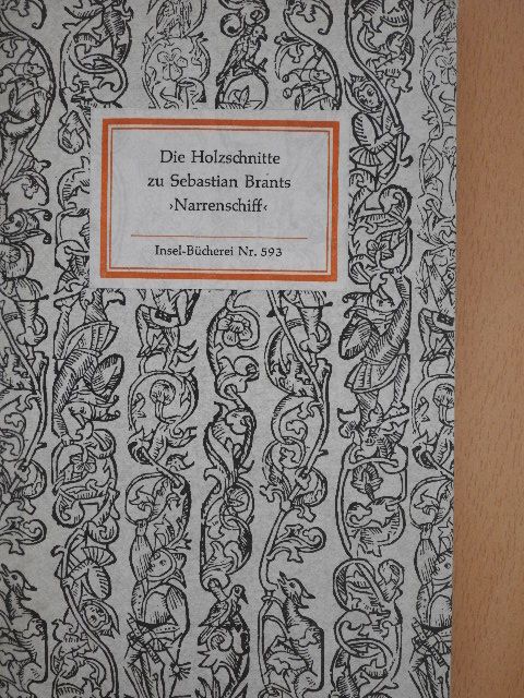 Die Holzschnitte zu Sebastian Brants >Narrenschiff< [antikvár]