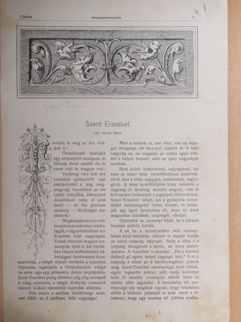 Domonkos István - Nagyasszonyunk 1907. szeptember-1908. június [antikvár]