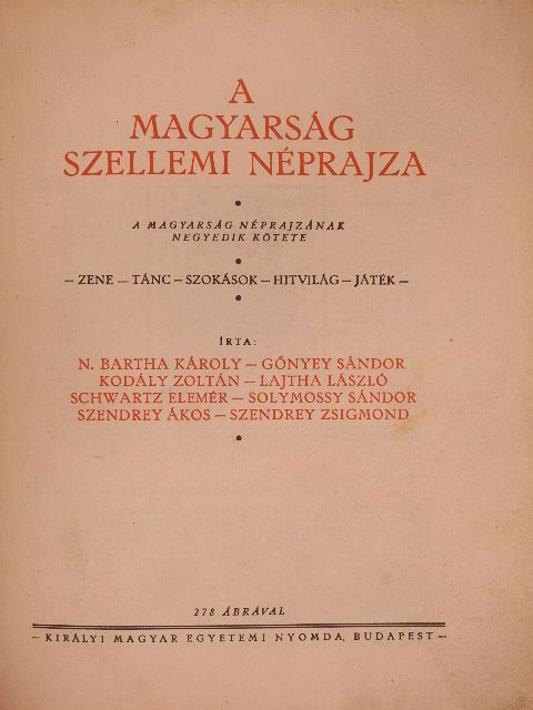 Bátky Zsigmond - A magyarság néprajza IV. [antikvár]