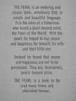 John Steinbeck - The Pearl [antikvár]