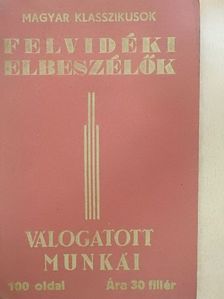 Ásgúthy Erzsébet - Felvidéki elbeszélők válogatott munkái [antikvár]