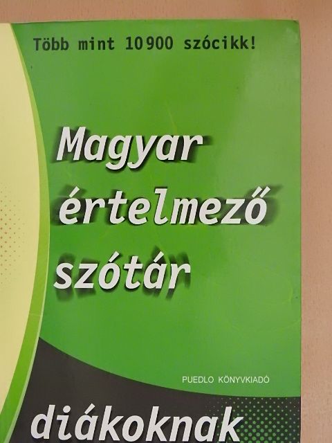 Magyar értelmező szótár diákoknak [antikvár]