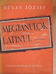 Révay József - Megtanulok latinul [antikvár]