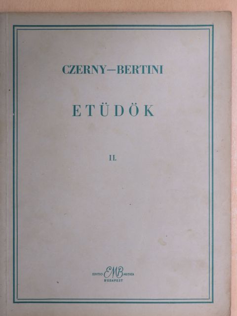Bertini - Etüdök II. [antikvár]