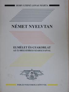 Horváthné Lovas Márta - Német nyelvtan [antikvár]