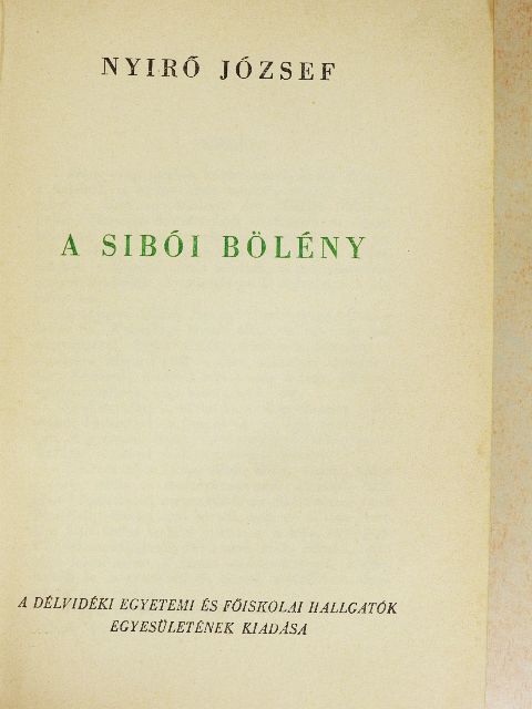 Nyirő József - A sibói bölény I-II. [antikvár]
