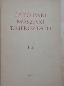 Építőipari műszaki tájékoztató 1-2. [antikvár]