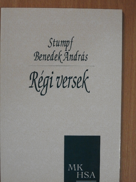 Stumpf Benedek András - Régi versek [antikvár]