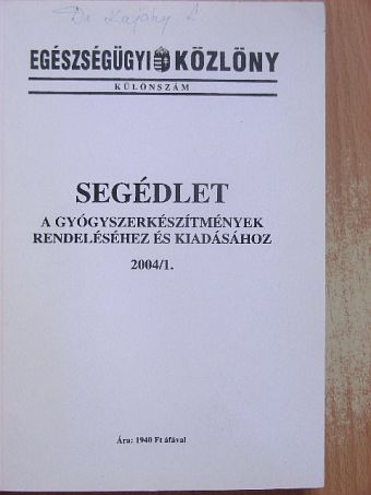Segédlet [antikvár]