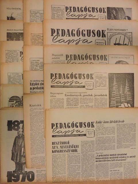 Csőregh Éva - Pedagógusok Lapja 1970. (nem teljes évfolyam) [antikvár]