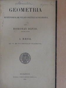 Borosay Dávid - Geometria I. [antikvár]