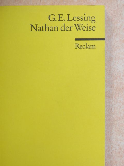 Gotthold Ephraim Lessing - Nathan der Weise [antikvár]