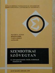 Szemiotikai szövegtan XII. [antikvár]