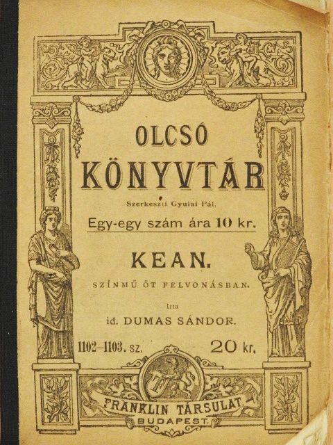 Id. Dumas Sándor - Kean. [antikvár]