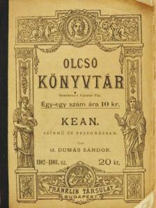 Id. Dumas Sándor - Kean. [antikvár]