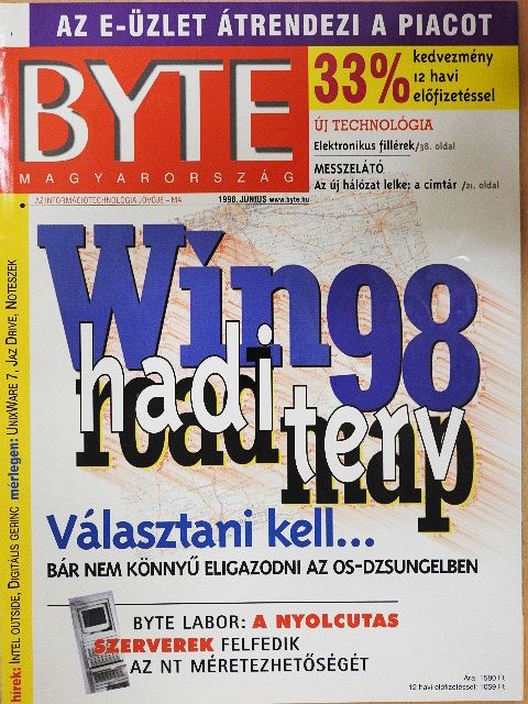 Molnár Attila - Byte Magyarország 1998. június [antikvár]