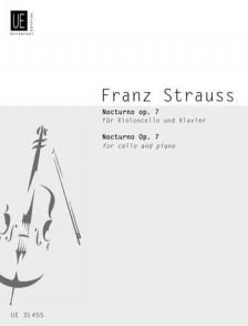 STRAUSS, FRANZ - NOCTURNO OP.7, VIOLONCELLO UND KLAVIER