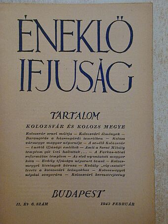 Kéki Béla - Éneklő ifjúság 1943. február [antikvár]