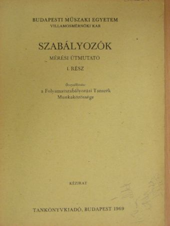 Telkes Zoltán - Szabályozók [antikvár]