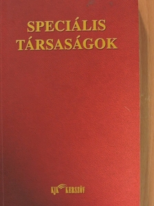 Dr. Bartha Judit - Speciális társaságok [antikvár]