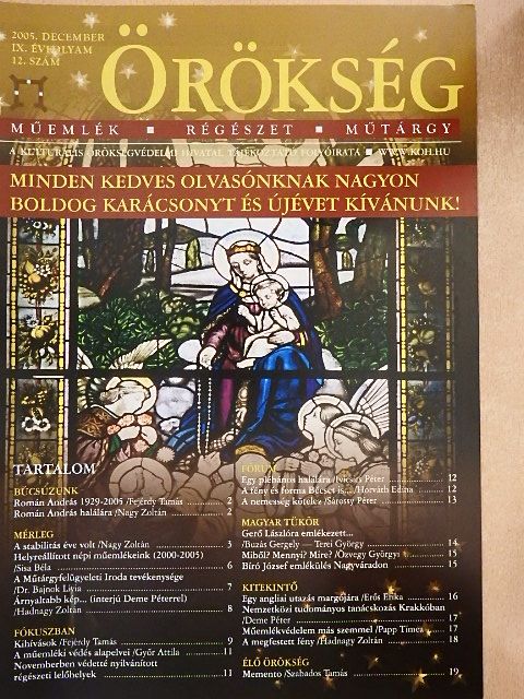Buzás Gergely - Örökség 2005. december [antikvár]