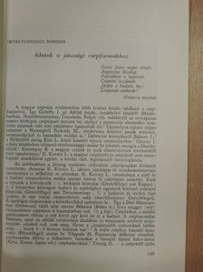 Ikvai-Iváncsics Nándor - Adatok a jászsági csépformákhoz (dedikált példány) [antikvár]