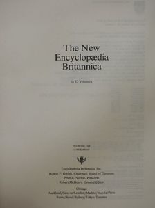 The New Encyclopaedia Britannica in 32 Volumes - Propaedia [antikvár]
