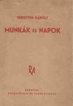 SEBESTYÉN KÁROLY - Munkák és napok [antikvár]