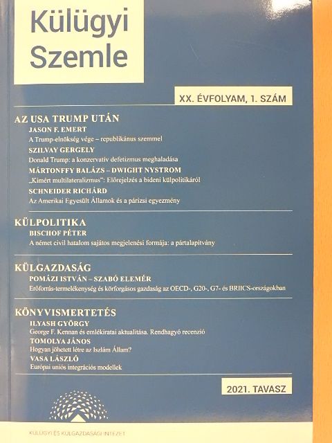 Bischof Péter - Külügyi Szemle 2021 tavasz [antikvár]