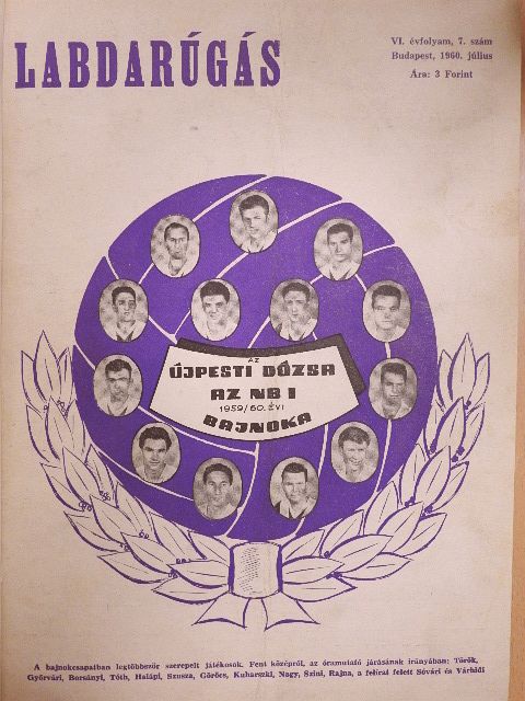 Barcs Sándor - Labdarúgás 1960-1963. (vegyes számok, 20 db) [antikvár]