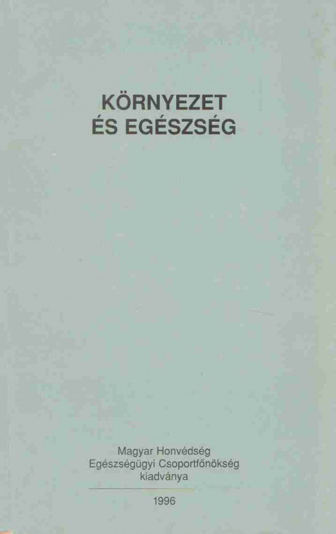 TOMPA ANNA DR. - Környezet és egészség [antikvár]