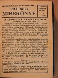 Filléres Misekönyv (nem teljes sorozat) [antikvár]