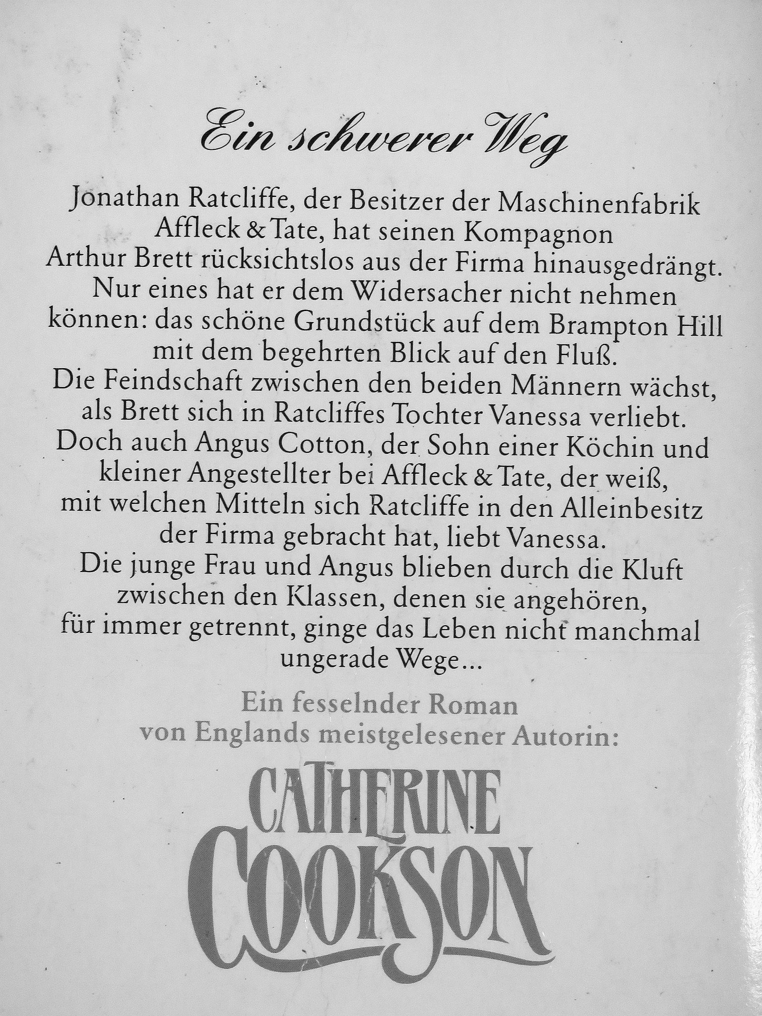 Catherine Cookson - Ein schwerer Weg [antikvár]