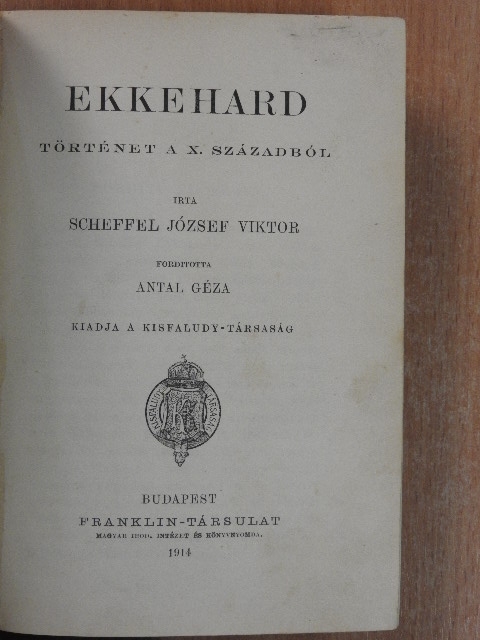 Scheffel József Viktor - Ekkehard [antikvár]