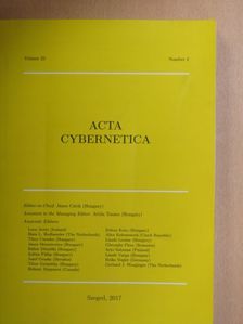 Christian Babau - Acta Cybernetica 2017/2. [antikvár]
