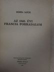 Dobsa Lajos - Az 1848. évi francia forradalom [antikvár]