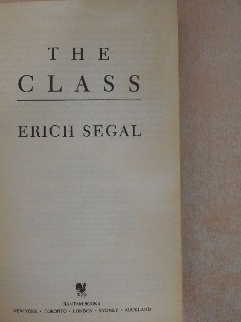 Erich Segal - The Class [antikvár]