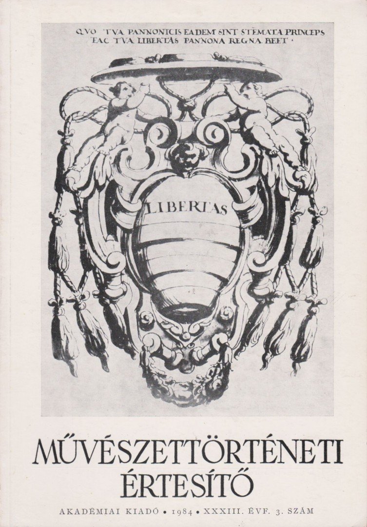 MOJZER MIKLÓS - Művészettörténeti értesítő XXXIII. évf. 3. szám [antikvár]