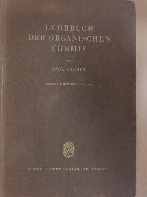 Paul Karrer - Lehrbuch der Organischen Chemie [antikvár]