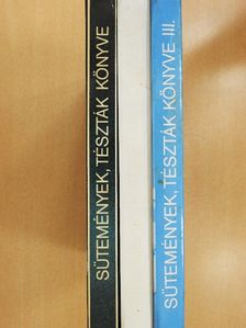 Csizmadia László - Sütemények, tészták könyve I-III. [antikvár]